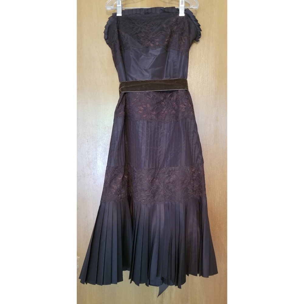 Brown Lace Dress